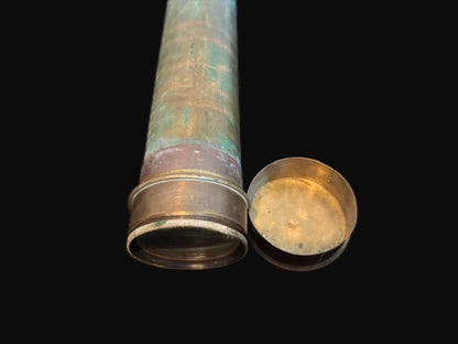 Spyglass Telescope 14.5" Closed 36" Extended Leather Covered Maritime Telescope
