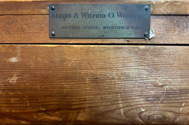 #ADD VENDOR Walker's Excelsior Yacht Log Mark III Complete Taffrail Log in Original Case Thomas Walker & Son - Annapolis Maritime Antiques