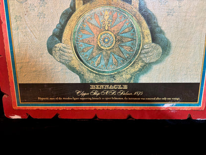 #Wall Plaque – “Binnacle, Clipper Ship N.B. Palmer, 1875”