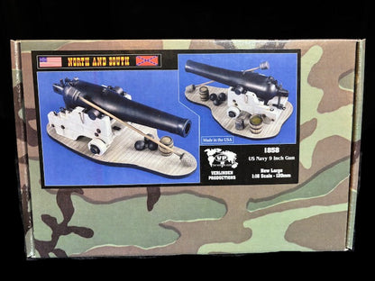 Verlinden Productions 1:16 US Navy 9-inch Gun Model Kit – 1858 Naval Cannon – Resin