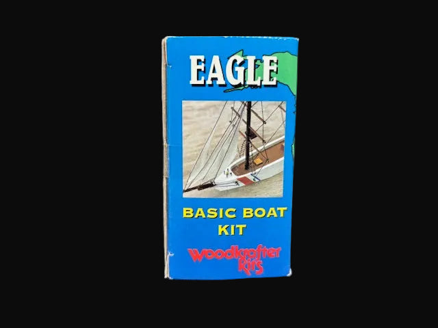 U.S. Coast Guard Eagle Wooden Boat Kit – Woodkrafter Kits Basic Boat Kit – Model KBX-00113 - Annapolis Maritime Antiques