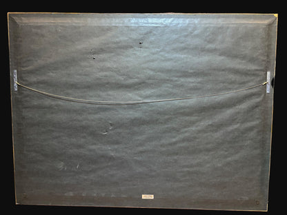 #Nautical Oil Painting of Sailing Ships – Signed Maritime Seascape, Framed