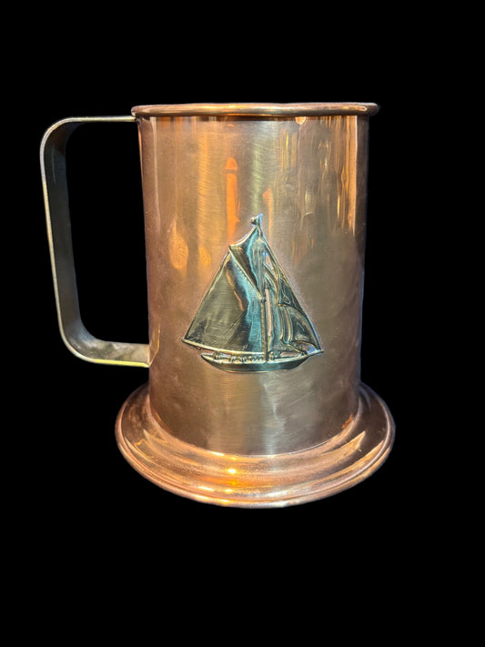 COMING SOON! #Colonial Williamsburg Copper Tankard – Metalsmiths of Virginia – Nautical Sailboat Design