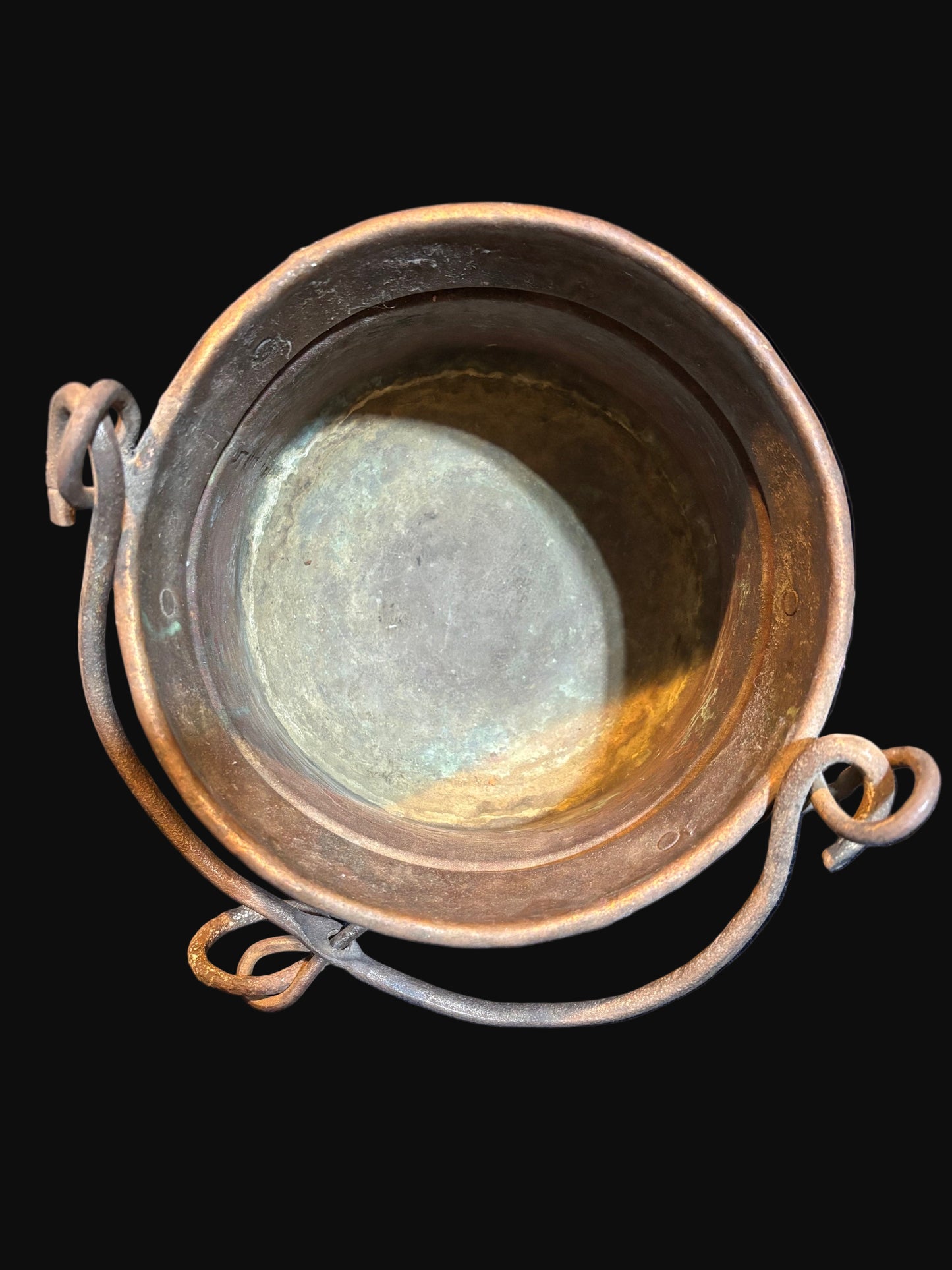 #Brass Ship’s Galley Pot with Swing Handles