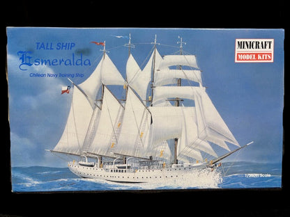 Minicraft 1:350 Tall Ship Esmeralda Model Kit #11306 – Chilean Navy Sailing Ship