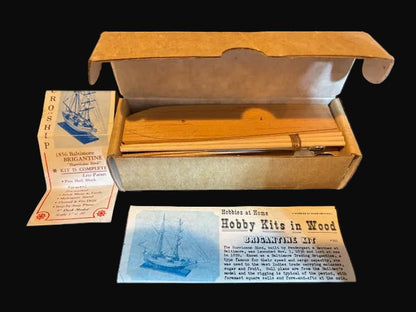 “Hurricane Bird” 1856 Baltimore Brigantine Wooden Ship Model Kit – Hobbies at Home