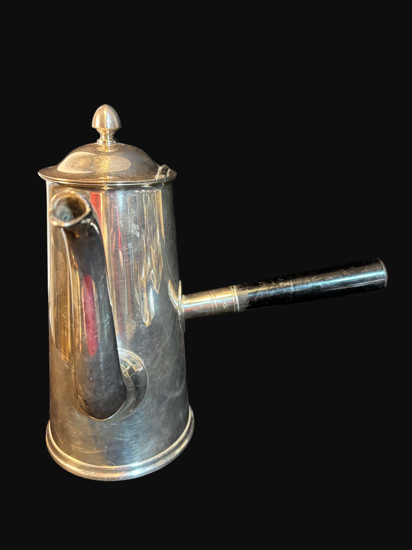 #U.S. Navy Silver-Plated Coffee Pot– Officers’ Mess – Marked #1714