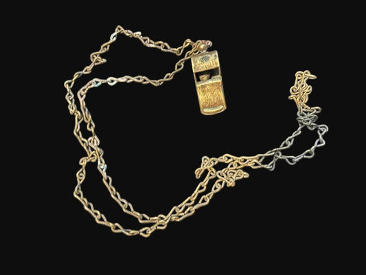 Signal Whistle with Chain Police Referee Style
