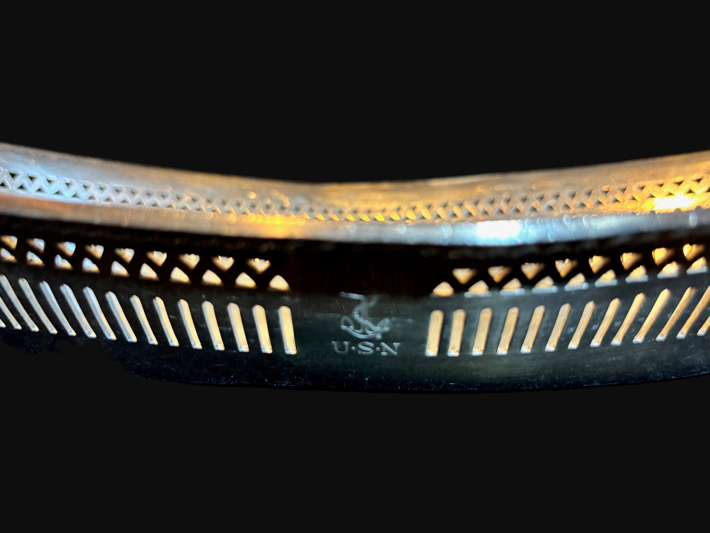 #U.S. Navy Silver-Plated Serving Dish – International Silver Co.
