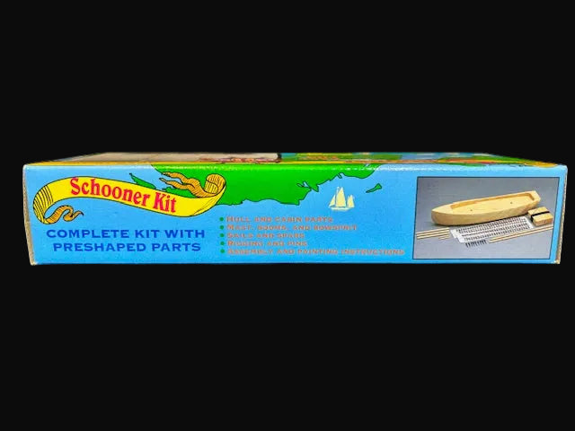 Schooner Wooden Boat Kit – Woodkrafter Kits “Basic Boat Kit” – Model 000101