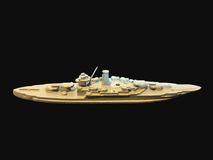 Cast Metal Naval Battleship Miniature WWII Warship Model