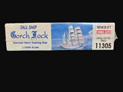 Minicraft 1:350 Gorch Fock Tall Ship Model Kit #11305 – German Navy Sail Training