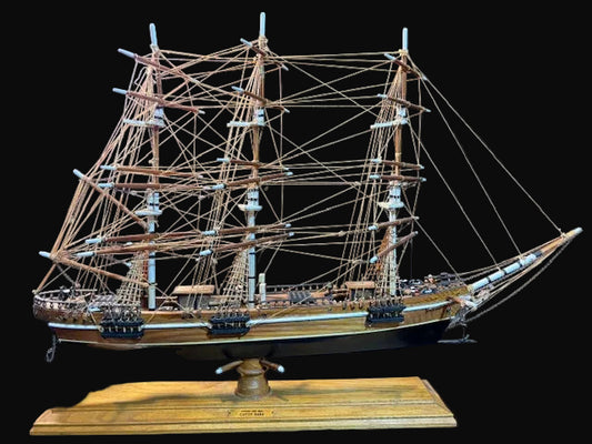 #Wooden Model Ship – Cutty Sark Clipper – 26″ Rigged Display Model on Stand - Annapolis Maritime Antiques