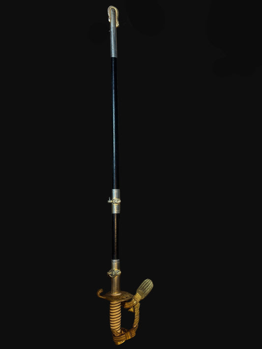 #German Naval Officer Dress Sword with Scabbard – WKC Solingen