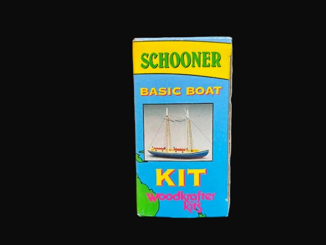Schooner Wooden Boat Kit – Woodkrafter Kits “Basic Boat Kit” – Model 000101