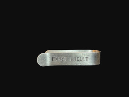 #Military Napkin Ring – Engraved “First Lieut” – Officers’ Mess Hall