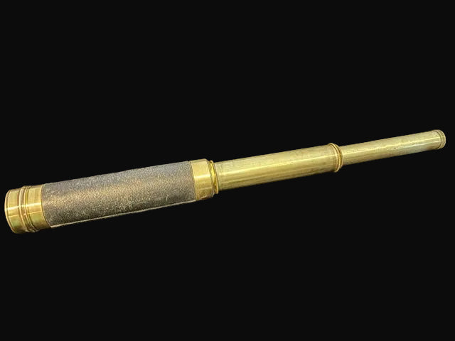 Brass & Leather Spyglass Telescope Nautical Maritime Pocket Telescope - Annapolis Maritime Antiques