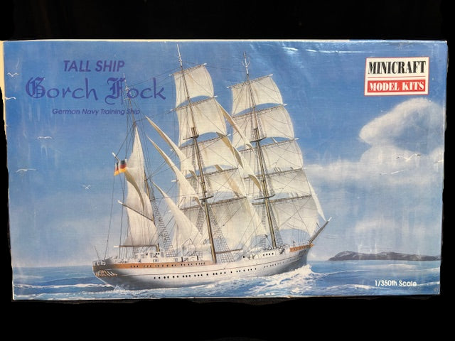 Minicraft 1:350 Gorch Fock Tall Ship Model Kit #11305 – German Navy Sail Training