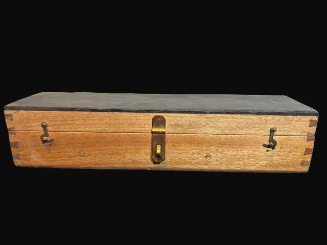WWII Era U.S. Navy Mk VIII Mod. 3 Boresight Telescope in Fitted Wooden Case - Annapolis Maritime Antiques