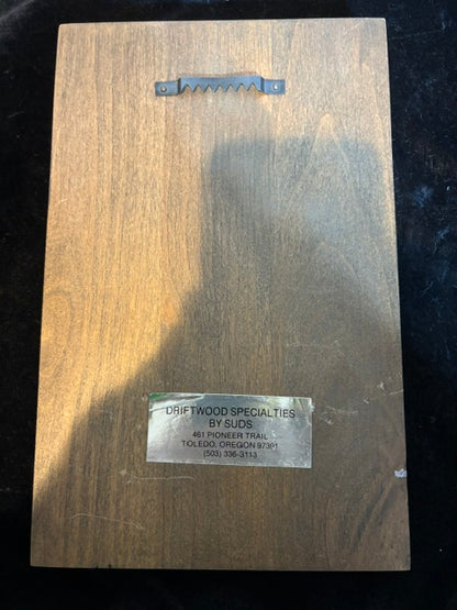 #U.S. Navy Civil Engineer Corps / Seabee Cast Metal Plaque on Wood Mount - Annapolis Maritime Antiques