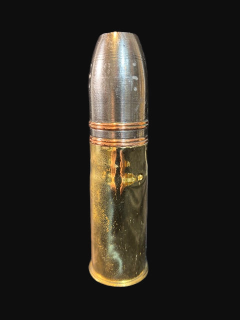 WWI 37 mm Hotchkiss Shell – PDPs 1918 – Inert Brass & Steel Round