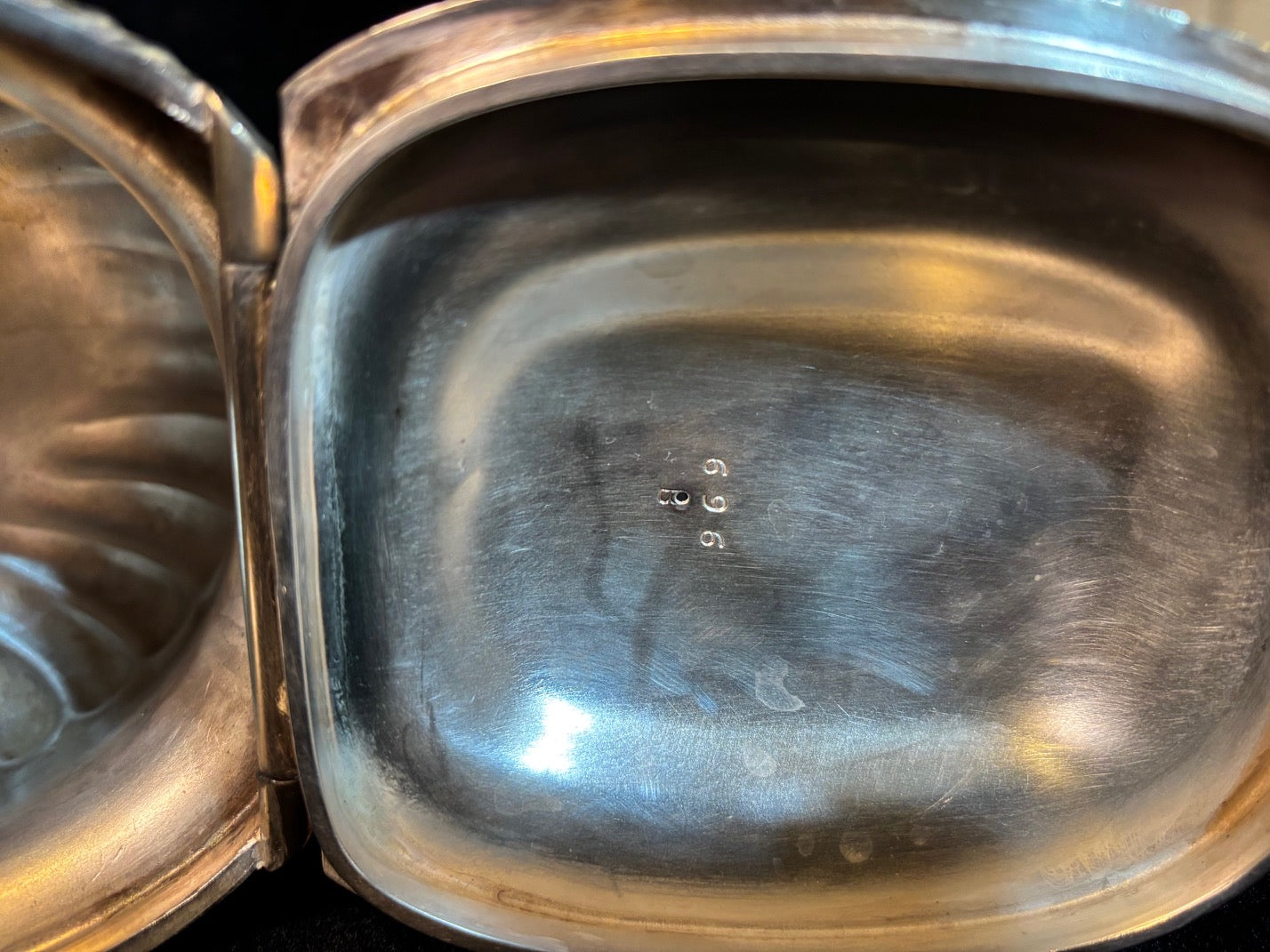 Reed & Barton U.S. Navy Silver Soldered Teapot –
