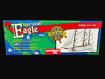 U.S. Coast Guard Eagle Wooden Boat Kit – Woodkrafter Kits Basic Boat Kit – Model KBX-00113 - Annapolis Maritime Antiques