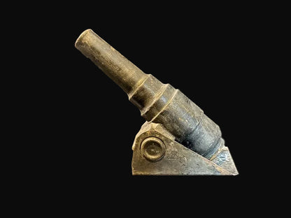 #Decorative Cannon Replica – Cast Metal Nautical Desk Decor - Annapolis Maritime Antiques