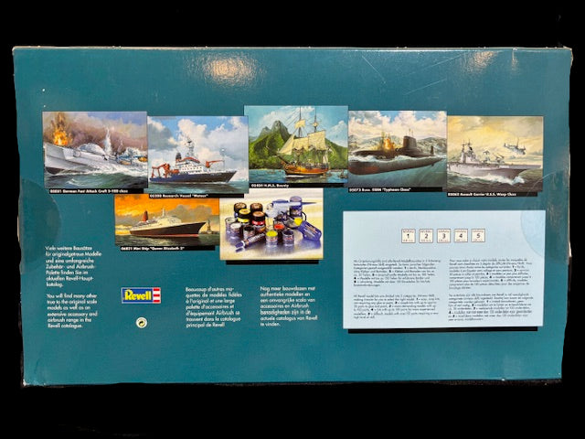 Revell 1:350 Amerigo Vespucci Italian Training Ship Model Kit #05410 – Unbuilt