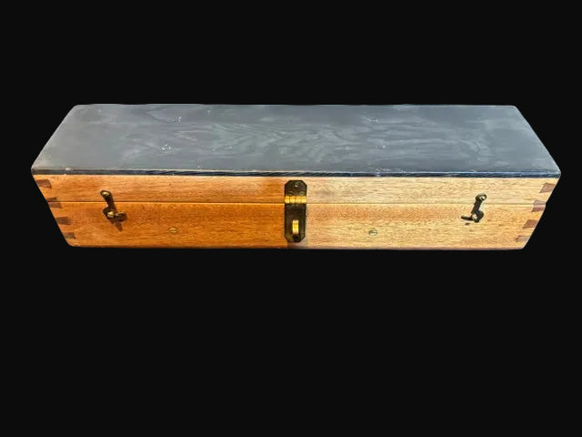 WWII Era U.S. Navy Mk VIII Mod. 3 Boresight Telescope in Fitted Wooden Case - Annapolis Maritime Antiques
