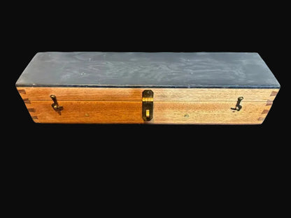 WWII Era U.S. Navy Mk VIII Mod. 3 Boresight Telescope in Fitted Wooden Case - Annapolis Maritime Antiques