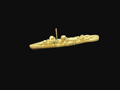 Cast Metal Naval Warship Miniature Destroyer Model