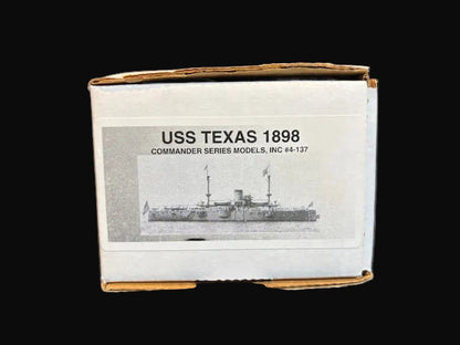 Commander Series USS Texas (1898) Miniature Ship Model Kit #4-137 – Spanish-American War