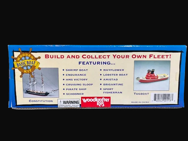 U.S. Coast Guard Eagle Wooden Boat Kit – Woodkrafter Kits Basic Boat Kit – Model KBX-00113 - Annapolis Maritime Antiques
