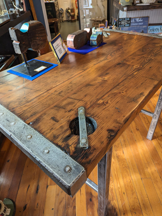 Liberty Ship Hatch Cover - Cafe Table