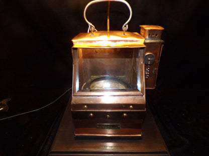 Lamp / WWII Lifeboat Compass, Custom Combination