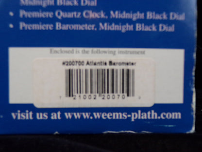 Weems & Plath Barometer