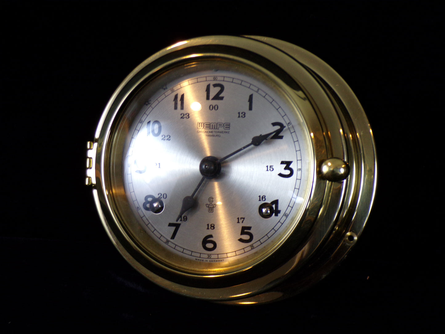 Wempe Ship's Bell Clock - Rare!