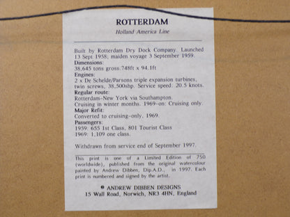Framed Print / "Rotterdam"