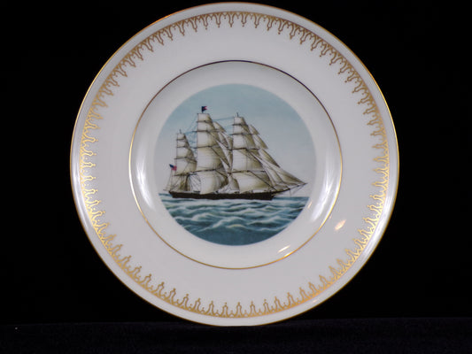 Plate - "Flying Cloud"  Currier& Ives - Danbury Mint