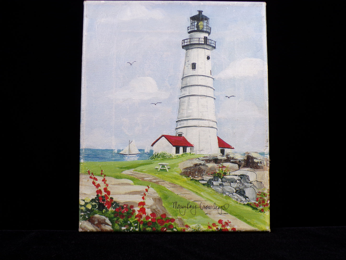 Lighthouse Print - Boston Harbor Light Giclee