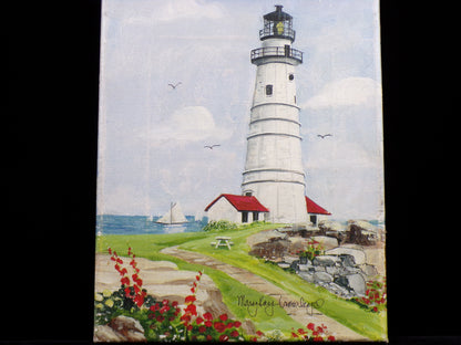 Lighthouse Print - Boston Harbor Light Giclee