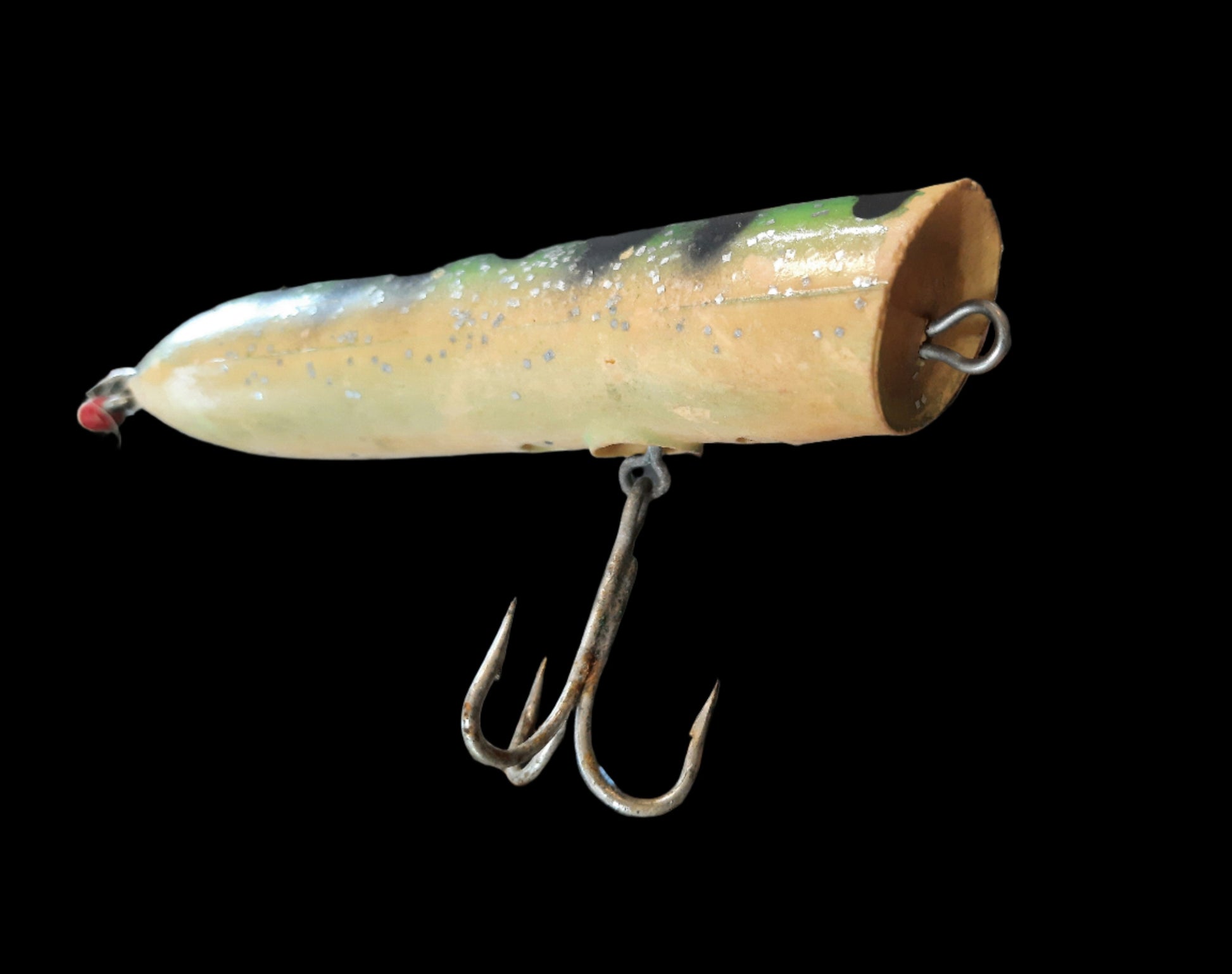 Fly Lure, Vintage green and tan – Annapolis Maritime Antiques