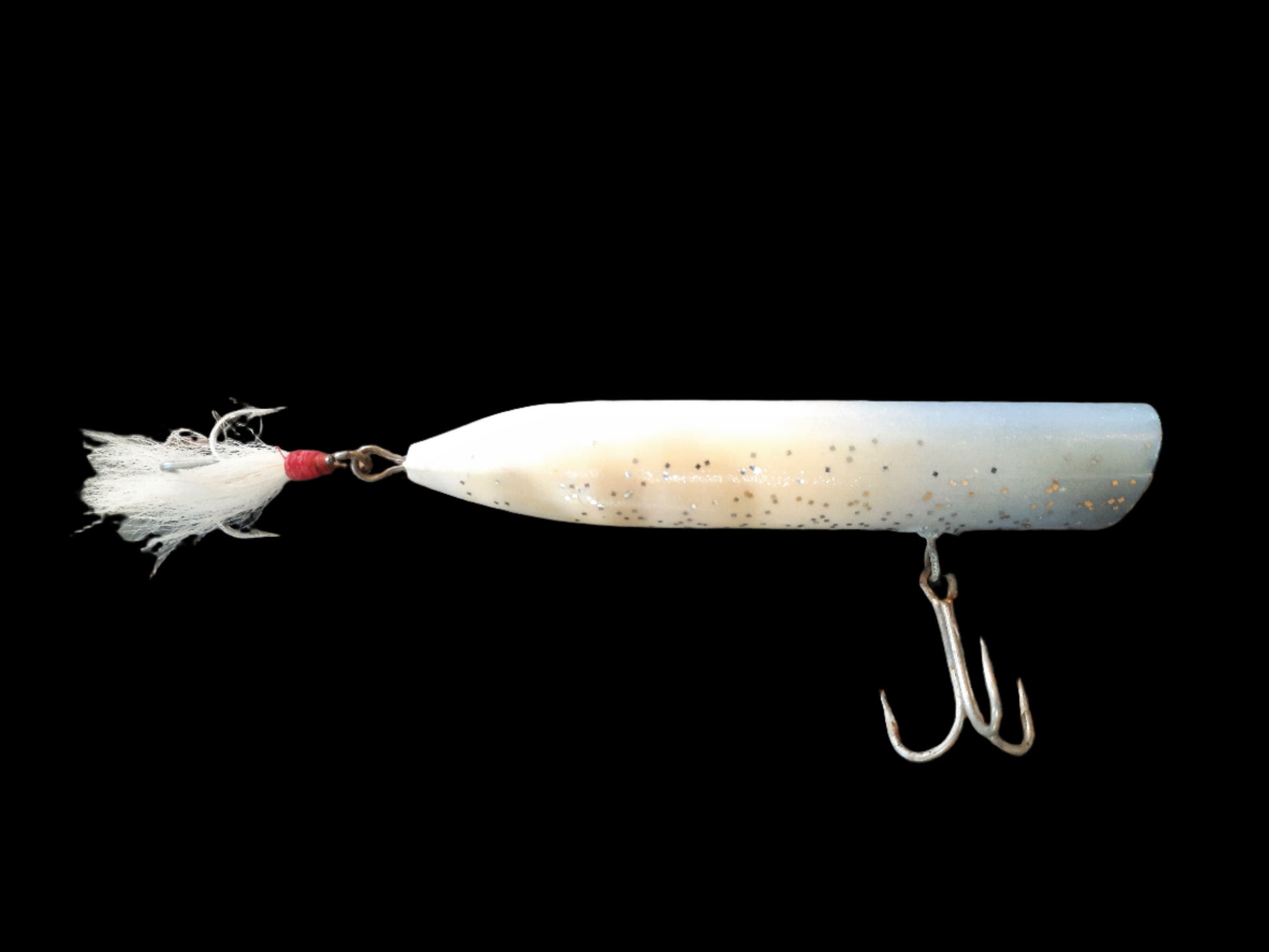 Fly Lure, Vintage -blue and tan – Annapolis Maritime Antiques