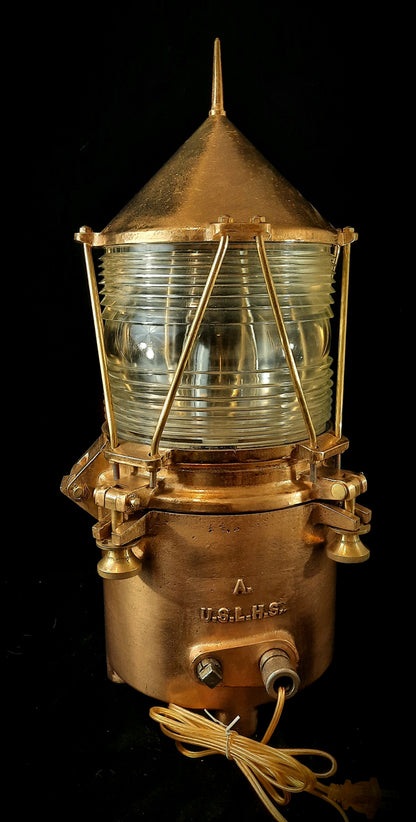 Navigation Light, 200mm, U.S. Light House Service, New Old Stock, Original