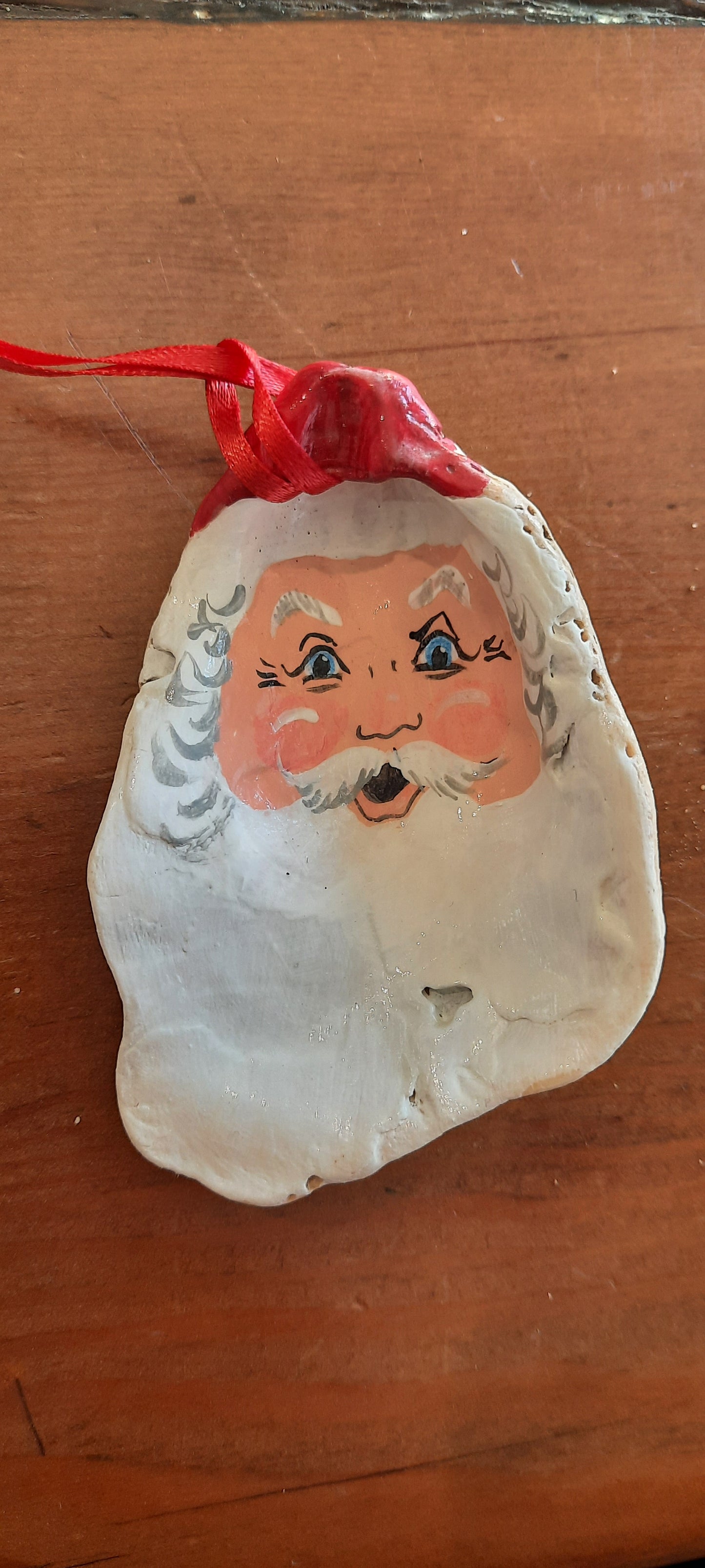 Ornament, Oyster Shell - Painted