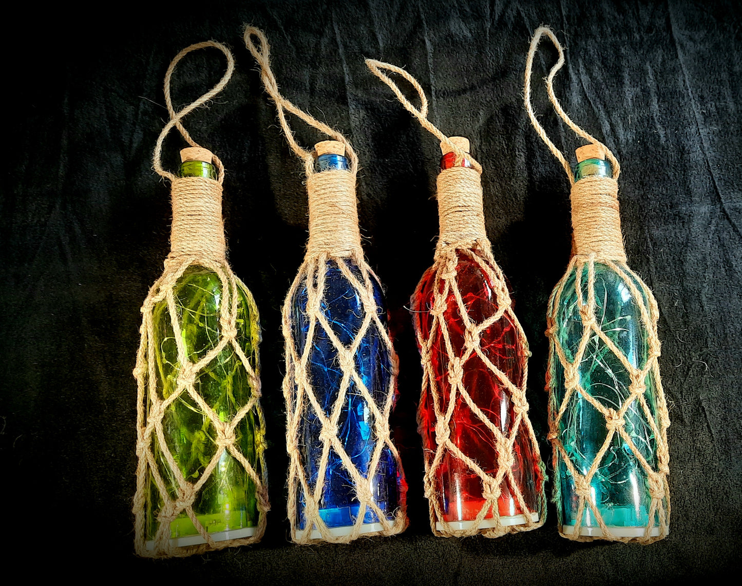 Knot Bottle with Lights