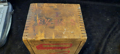 Wood tobacco box, The American Tobacco Co, Richmond