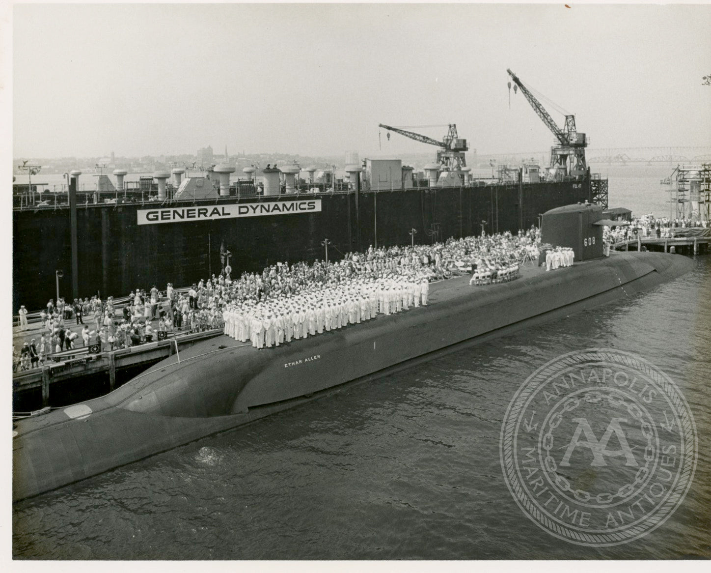 USS Ethan Allen (SSBN-608) Submarine – Annapolis Maritime Antiques