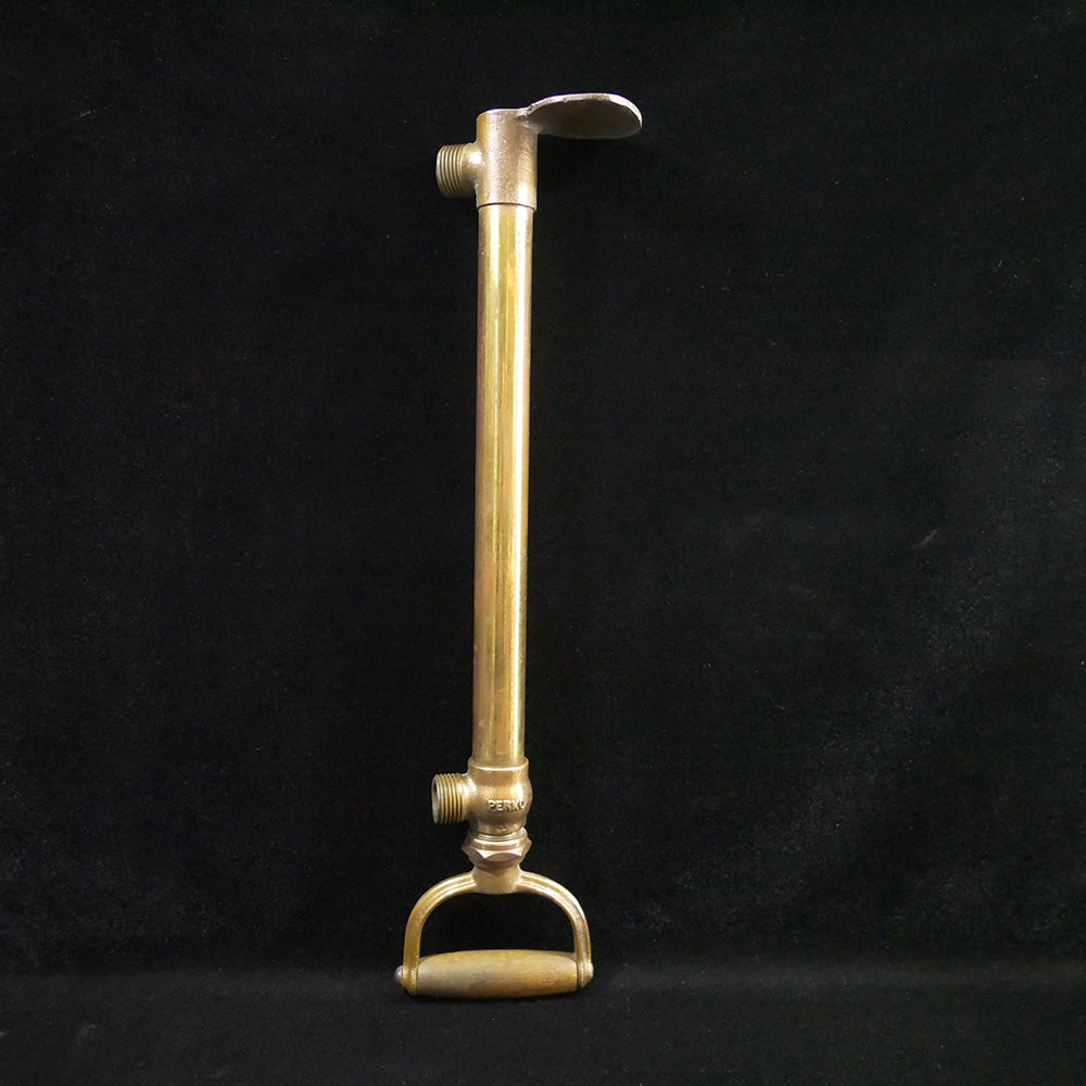 Solid brass antique Perko bilge pump.